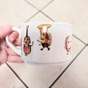 Fish's Eddy Musical Instrument Mug Dan Zanes Donald Saaf